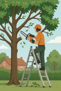 Elaguer un arbre soi-même en toute sécurité